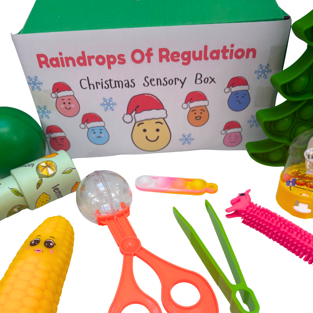 Raindrops Of Regulation Christmas Sensory Box