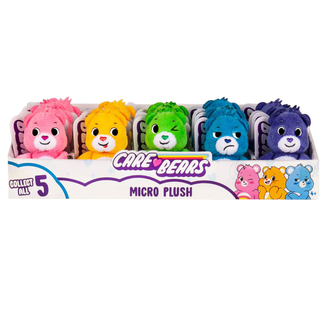 Care Bears Set Of 5 Micro 3 inch Emotions plushies