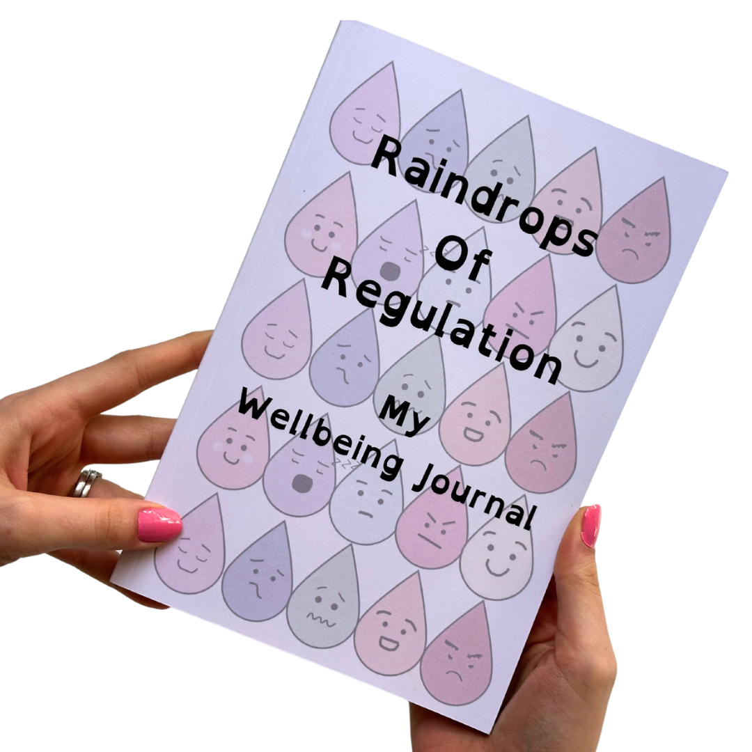 Raindrops Of Regulation My Wellbeing Journal- wellbeing resource
