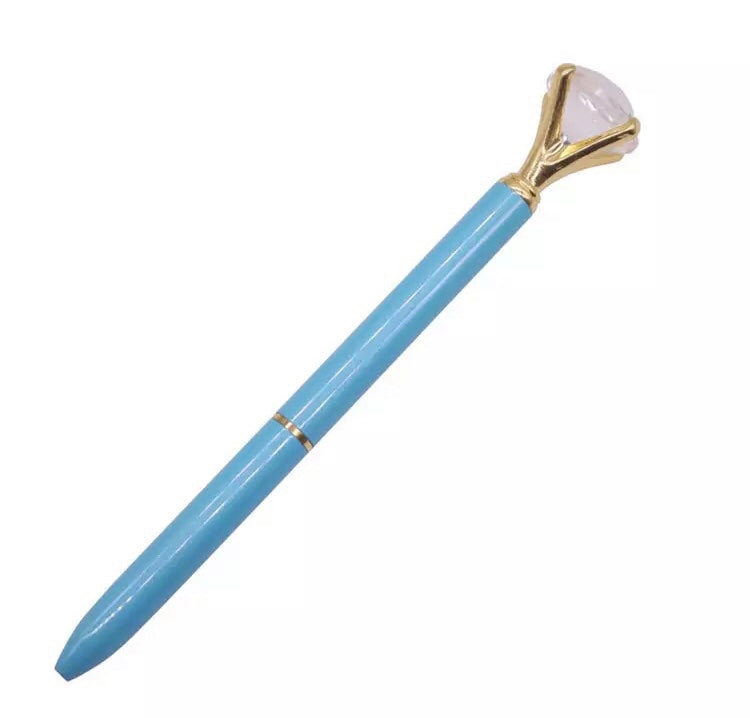 Stylish Crystal Ballpoint Pen - Alpaca Bag