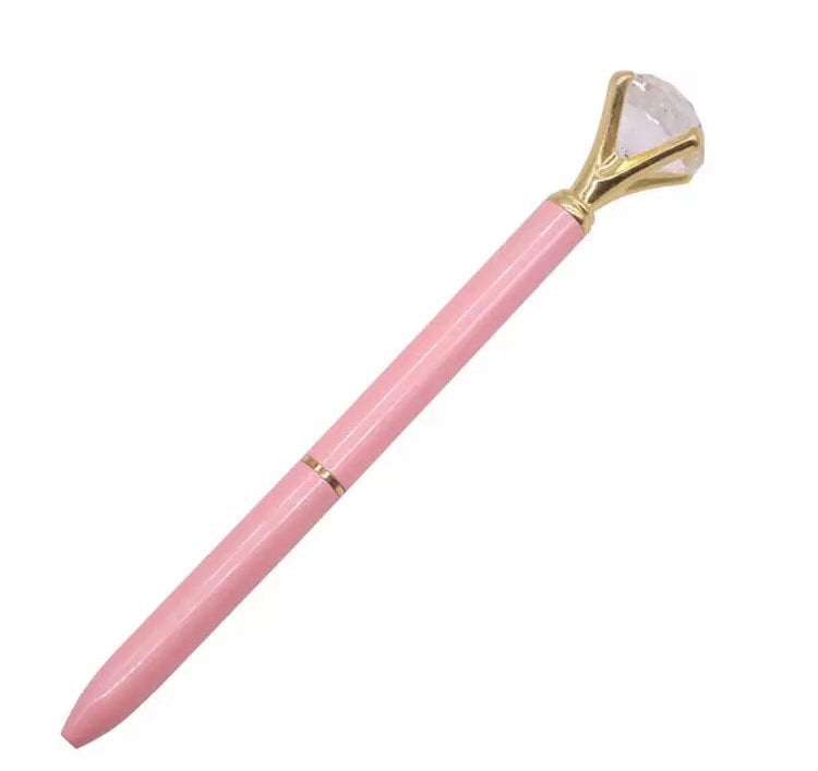Stylish Crystal Ballpoint Pen - Alpaca Bag