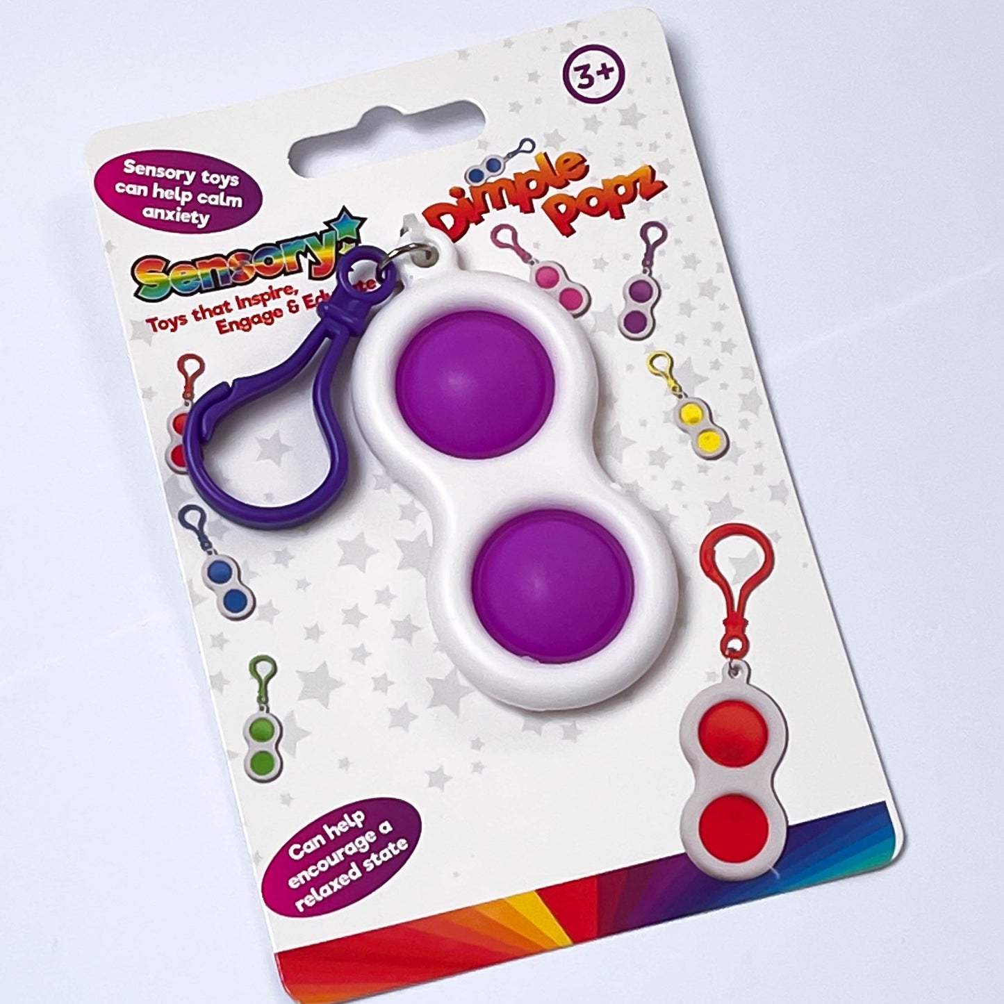 Pop and flip keyring