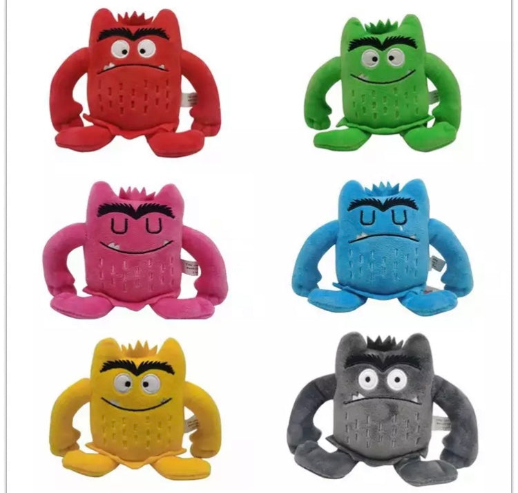 Pre order Colour worry monster emotion monsters plush