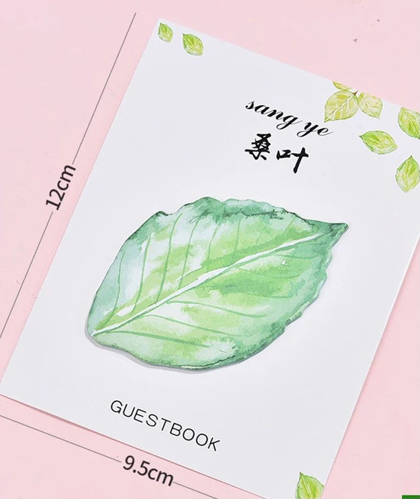 Autumn leaves sticky notes
