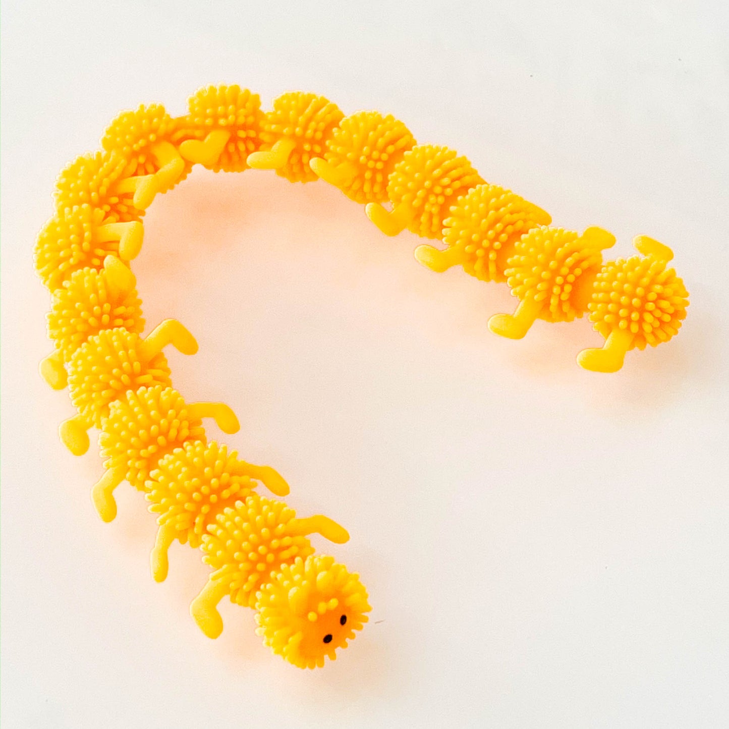 Wiggly caterpillar sensory tool