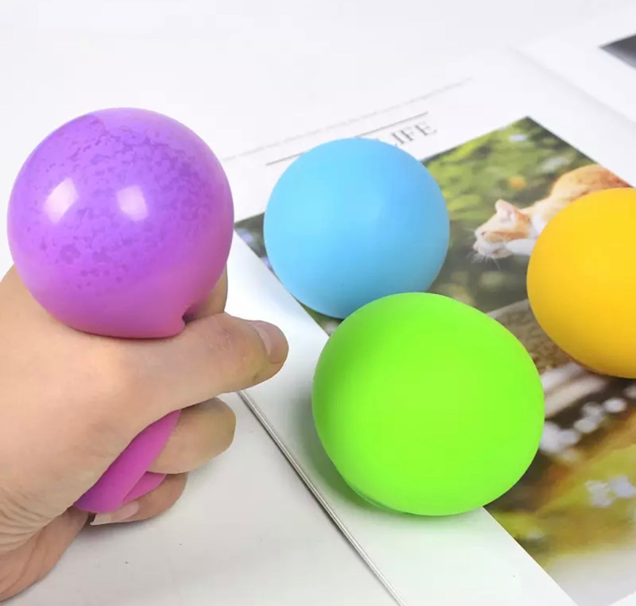 Sensory stress ball squeezer
