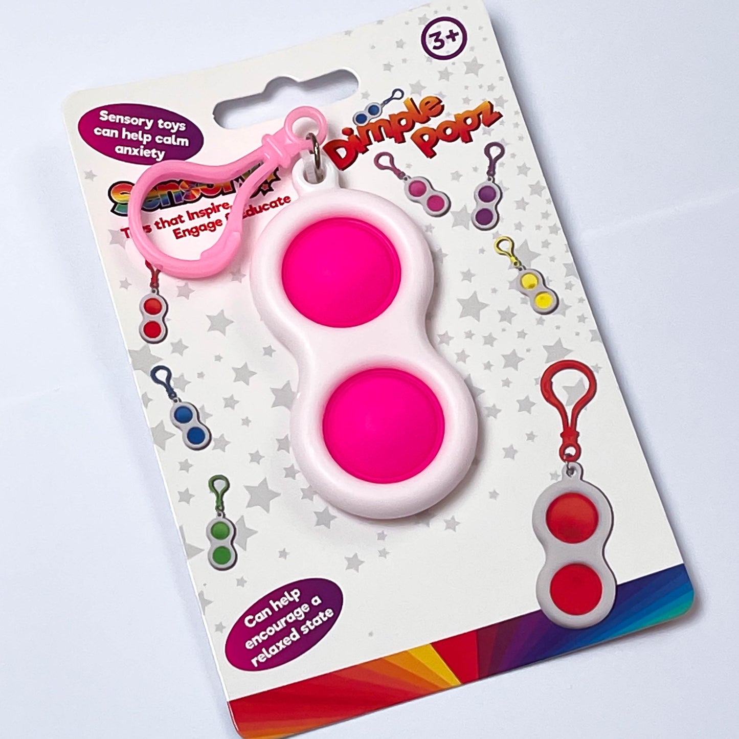 Pop and flip keyring