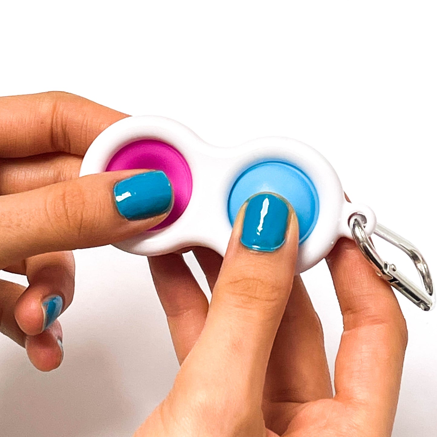 Pop and flip keyring