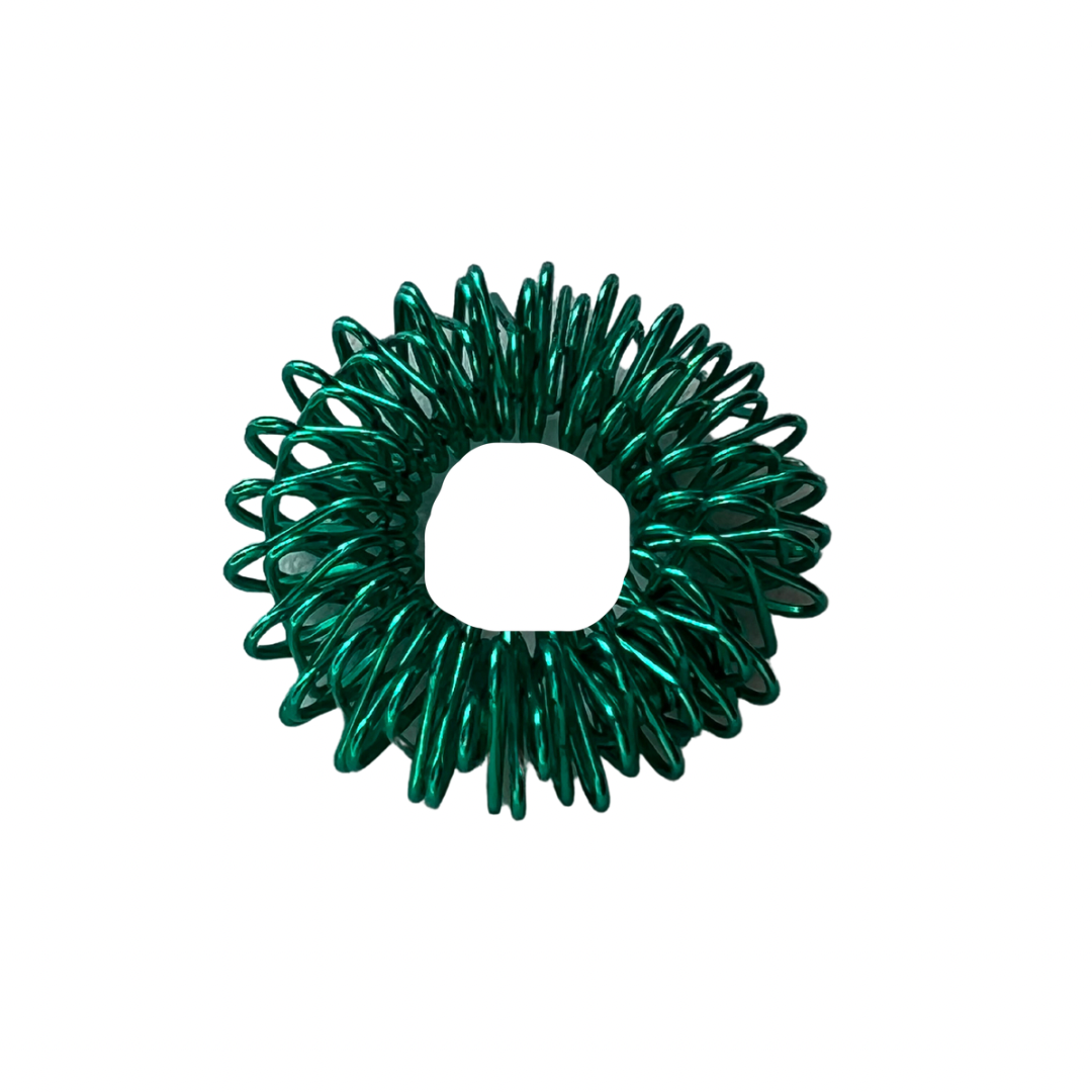 Acupressure finger sensory tool rings