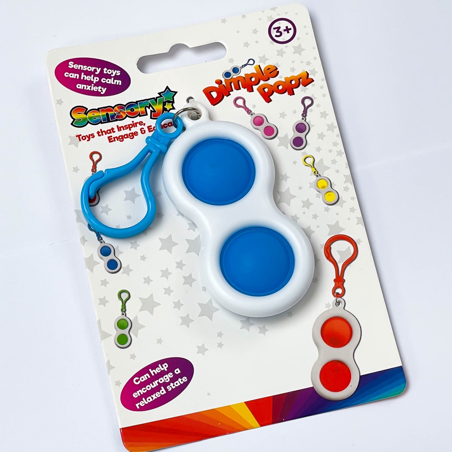 Pop and flip keyring