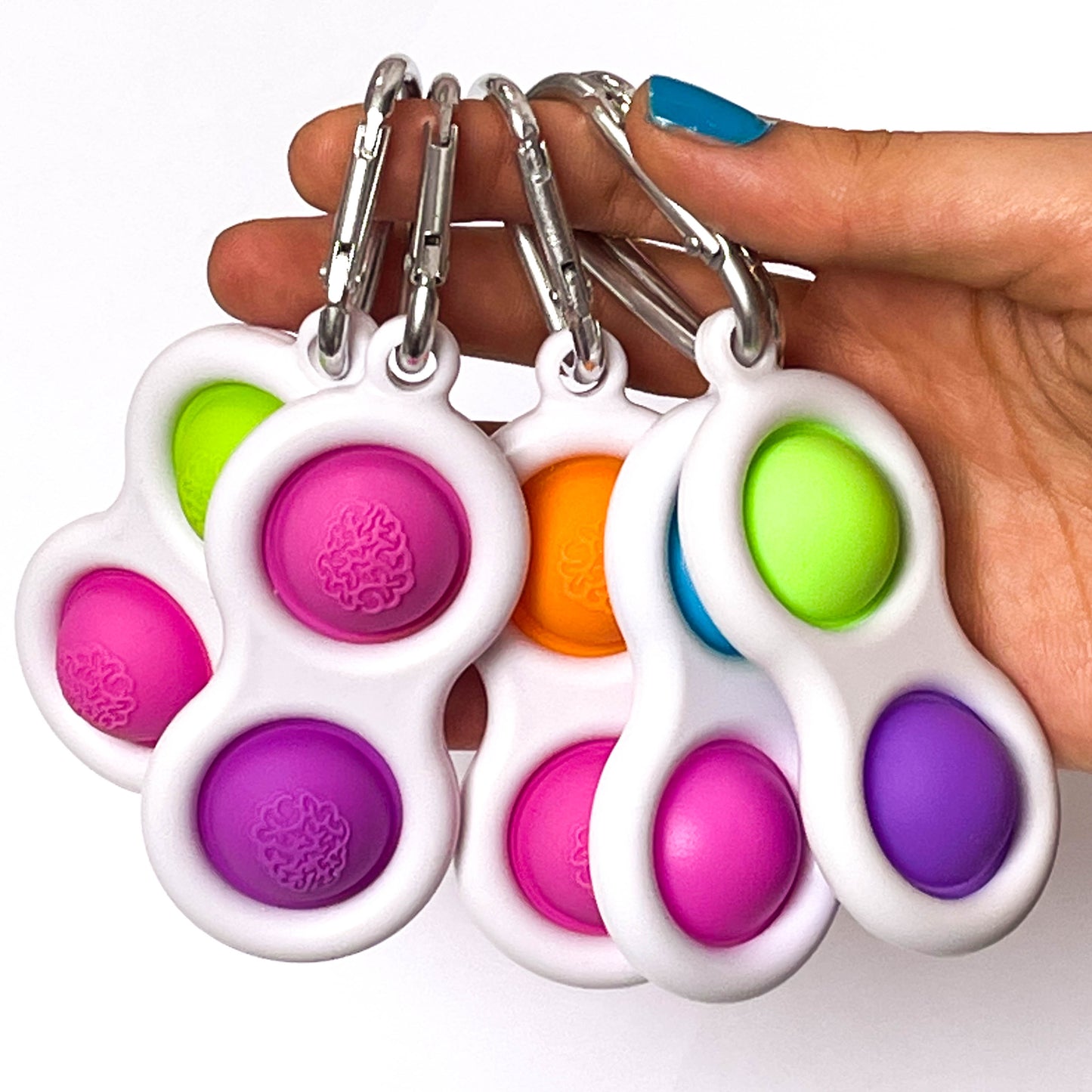 Pop and flip keyring