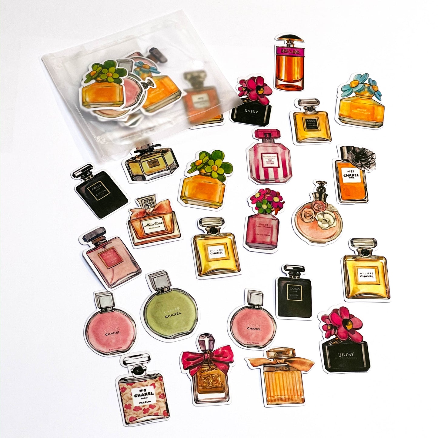 Novelty perfume stickers