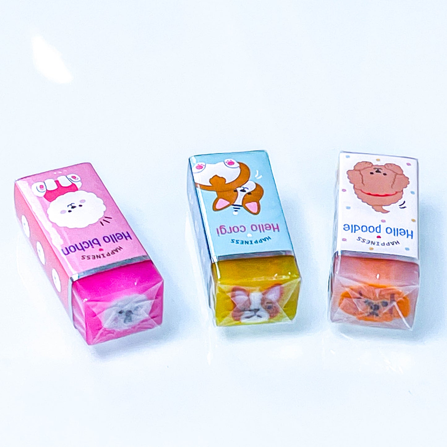 Novelty dog eraser