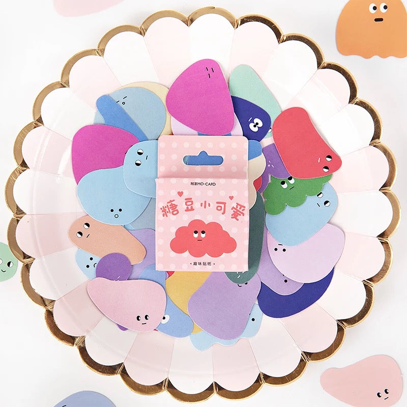 Box Of Emotion Stickers Shapes