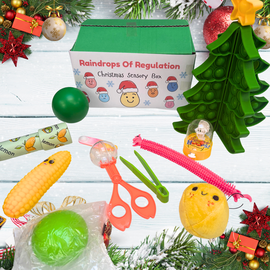 Raindrops Of Regulation Christmas Sensory Box