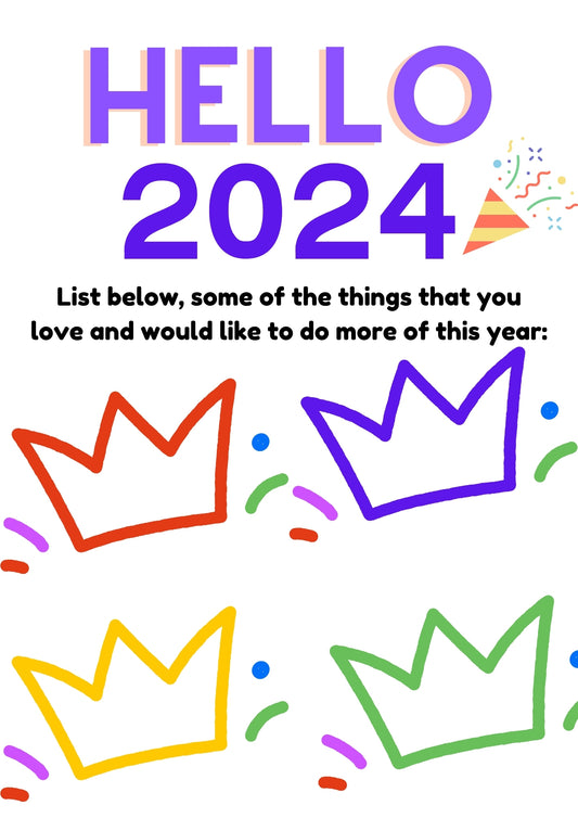 New Year Resource 2024 digital download