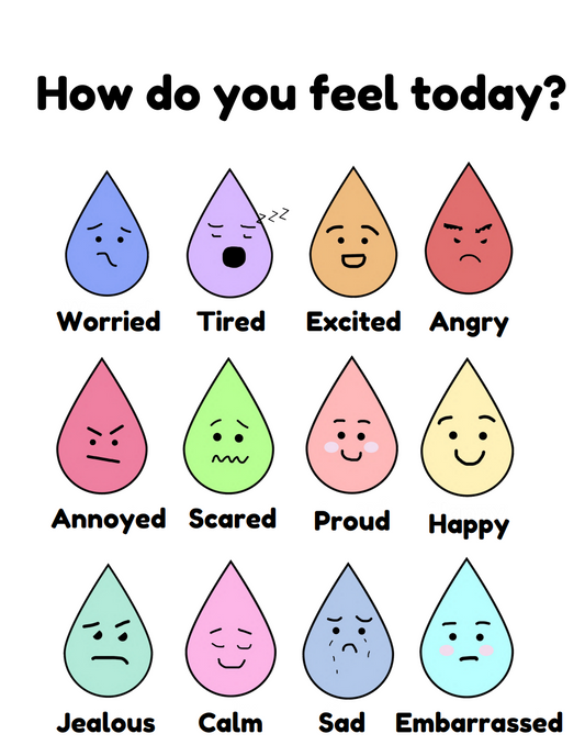 How do you feel today? Poster Wellbeing Resource