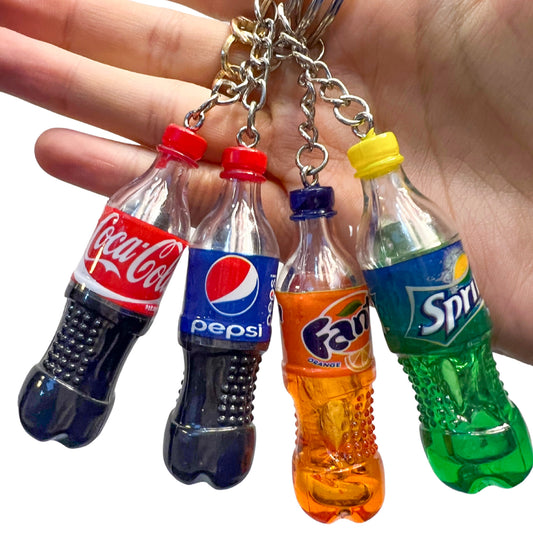 Drinks Bottle Keyring, Various Colours Available gift