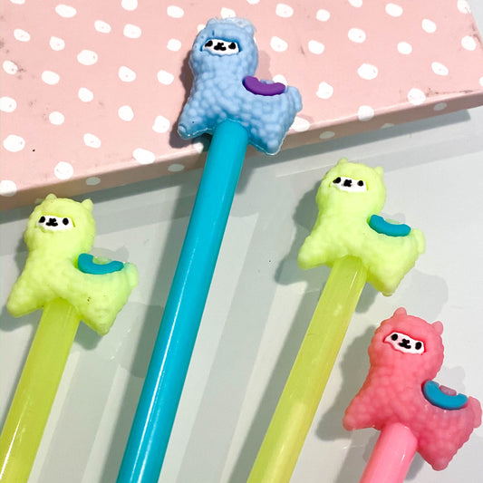 Novelty Cute Alpaca Ballpoint Pen - Alpaca Bag 