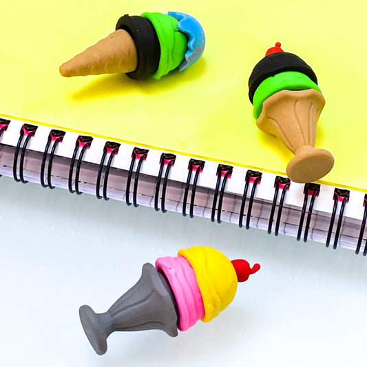 Novelty Ice Cream Eraser - Alpaca Bag 