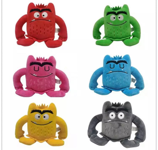 Pre order Colour worry monster emotion monsters plush