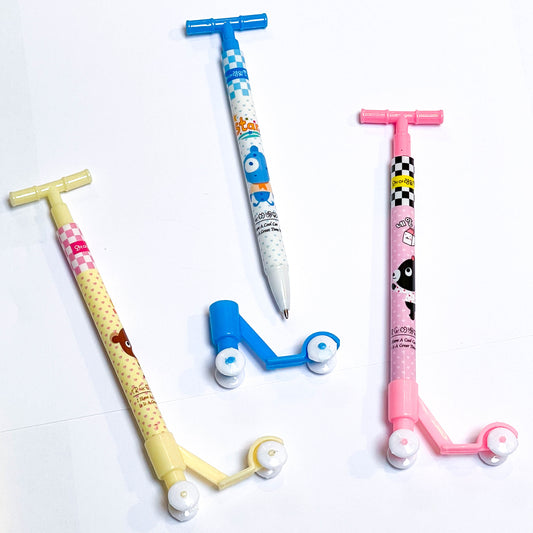 Novelty scooter pen