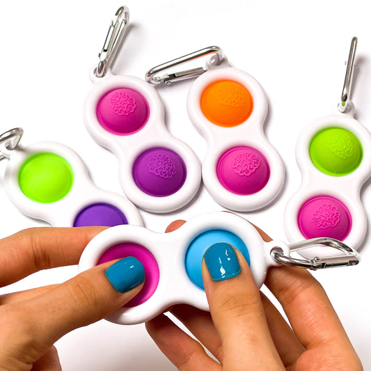 Pop and flip keyring