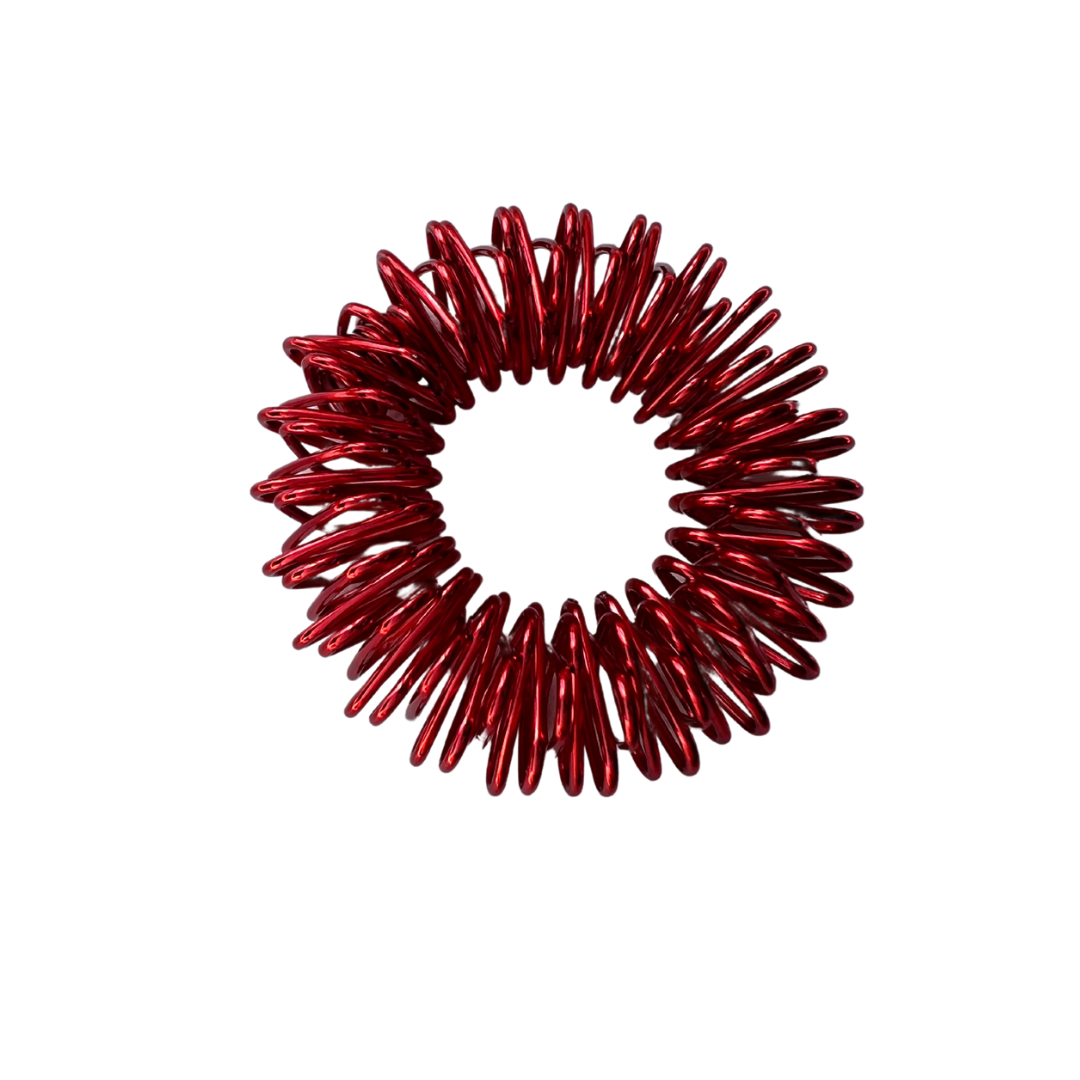 Acupressure finger sensory tool rings